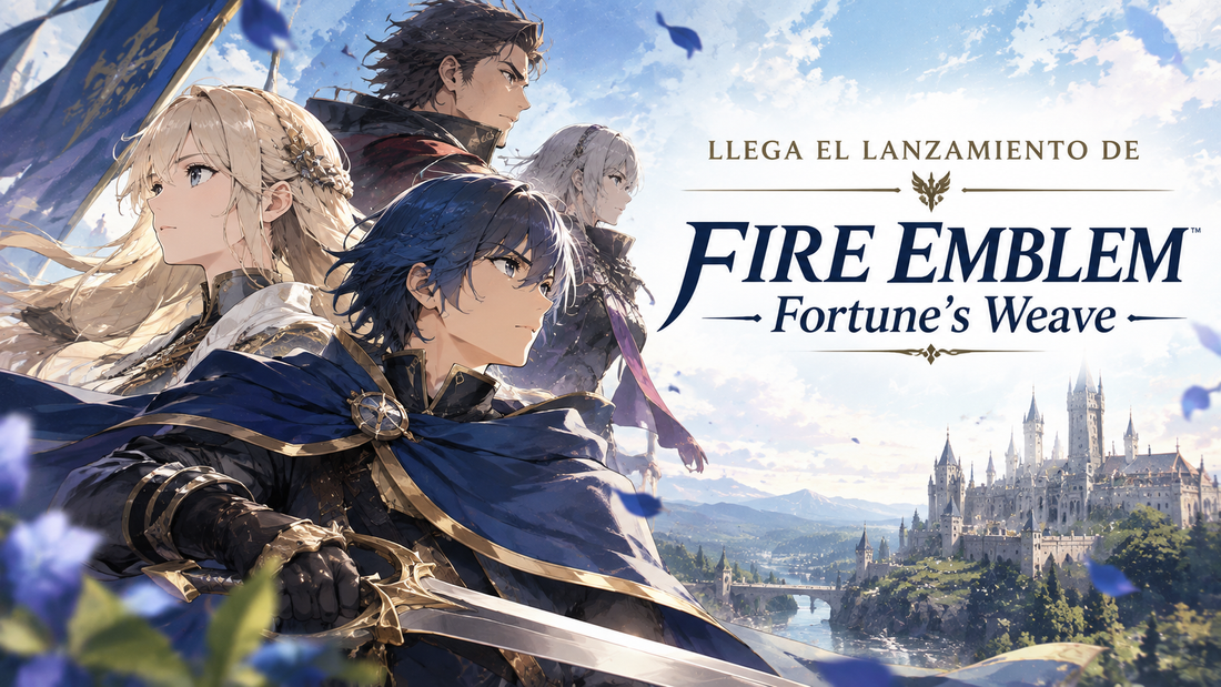 Ilustración representativa de Fire Emblem con el título del artículo