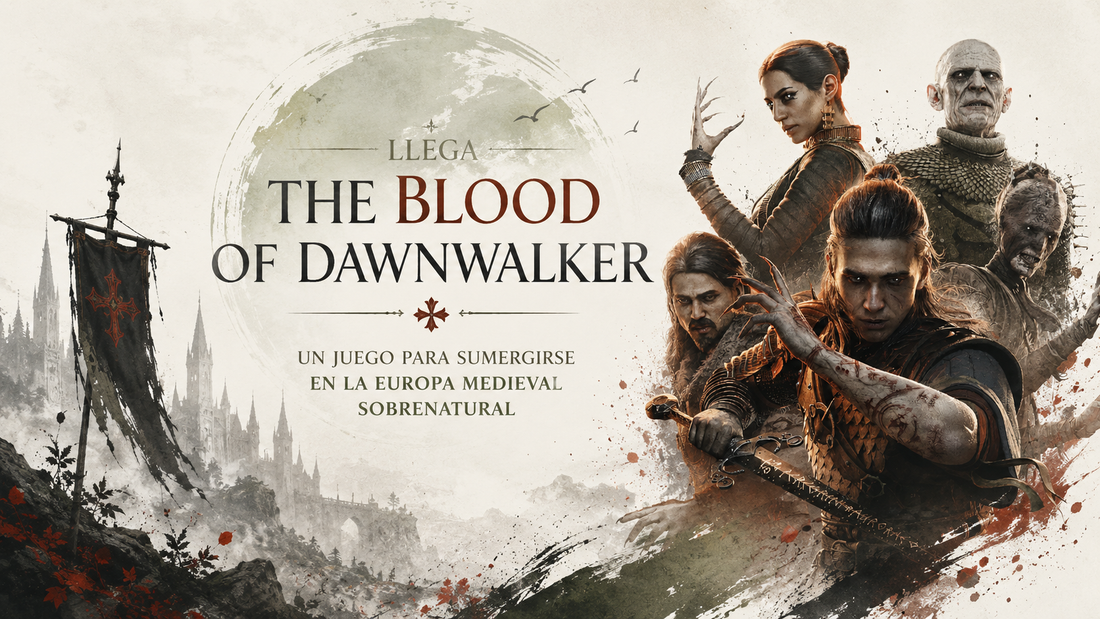 Personajes del juego The Blood of Dawnwalker y el título del artículo