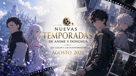Imagenes del Anime y DongHua en cuestión con el título del artículo