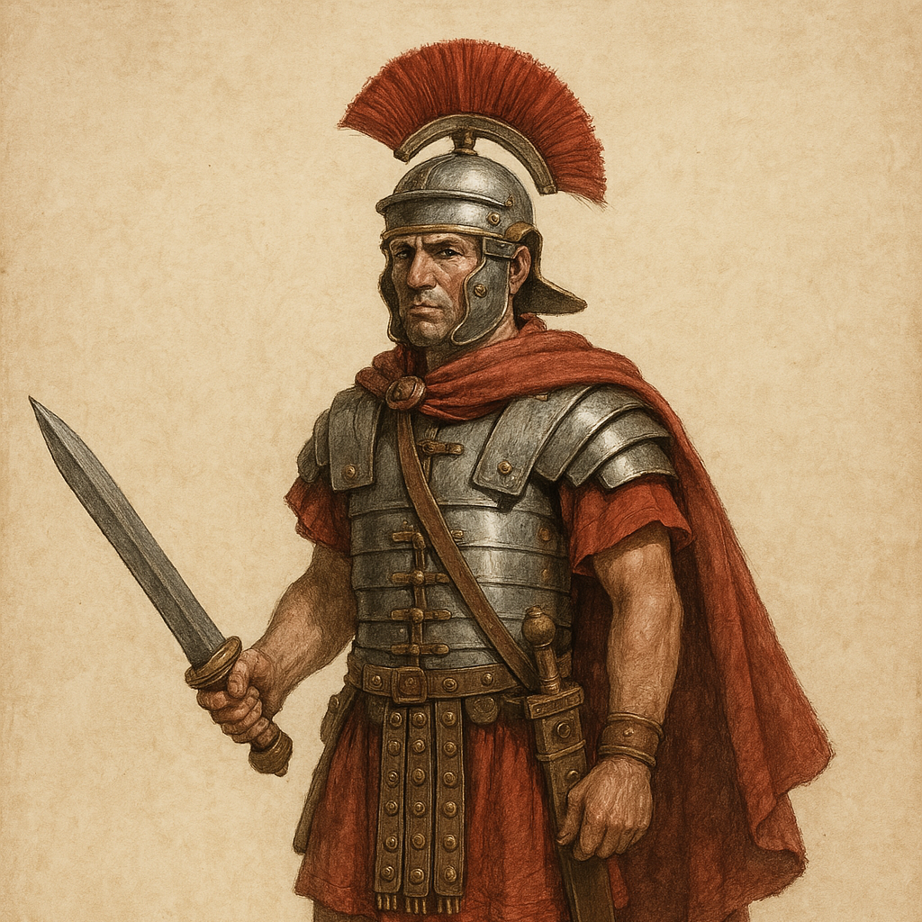 Romano con Gladius. Espadas y más