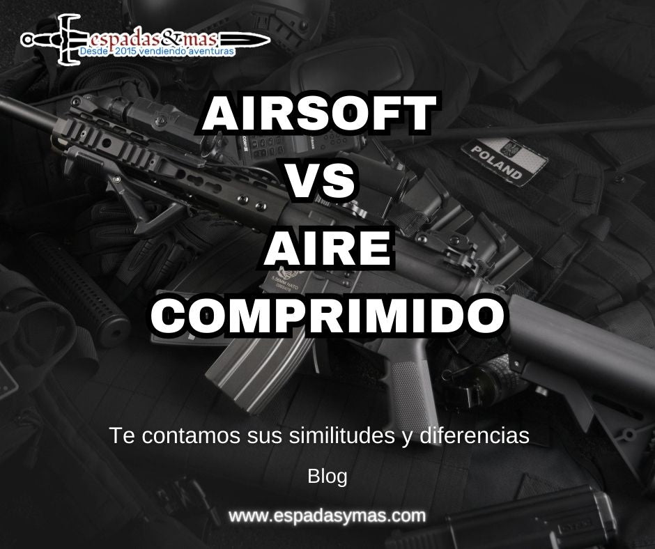 Airsoft vs Aire Comprimido 4,5mm. ¿Cuáles son las diferencias entre cada una?