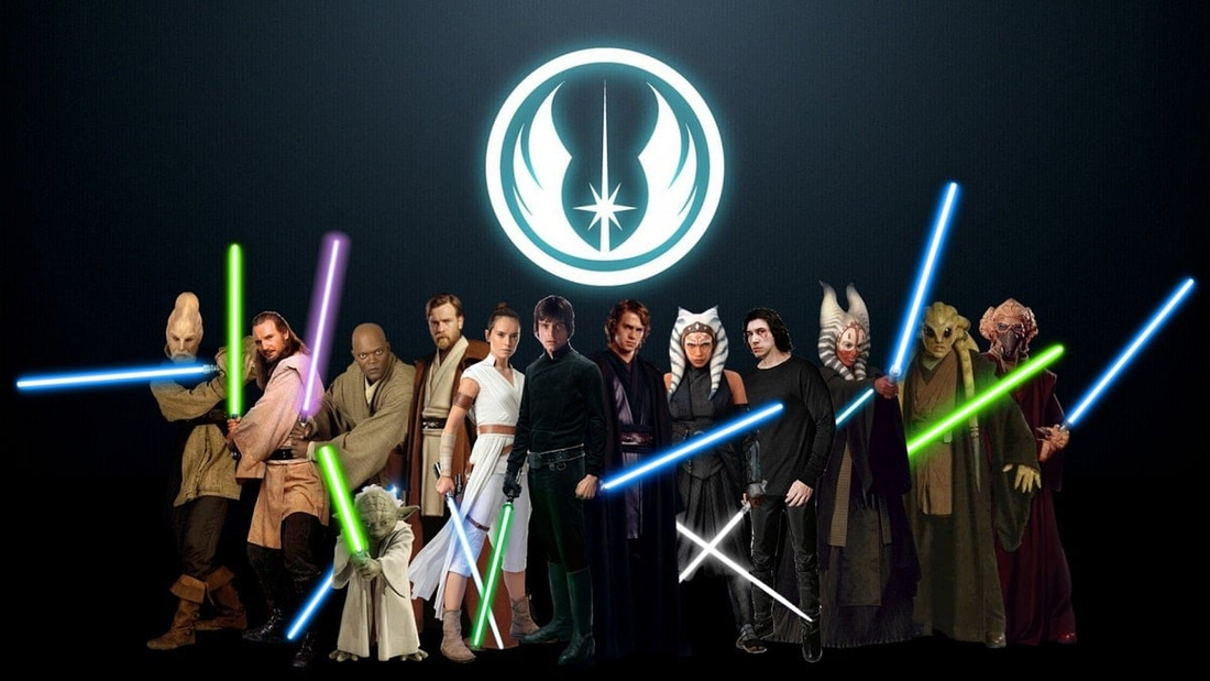 Los Sables de Luz y los Jedi: Guardianes de una Galaxia muy, muy lejana en Star Wars