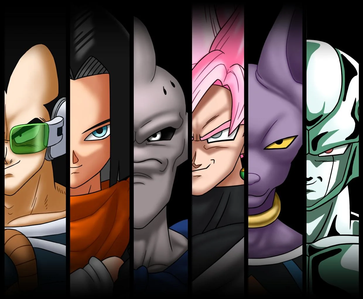 Varios villanos de dragon ball