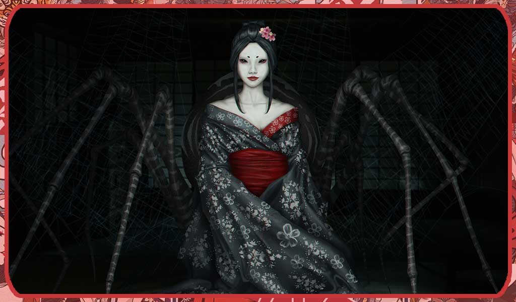 Ilustración de una Jorogumo