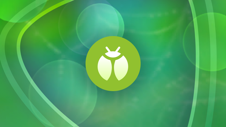 Símbolo del Tipo Insecto de Pokémon, con fondo verde