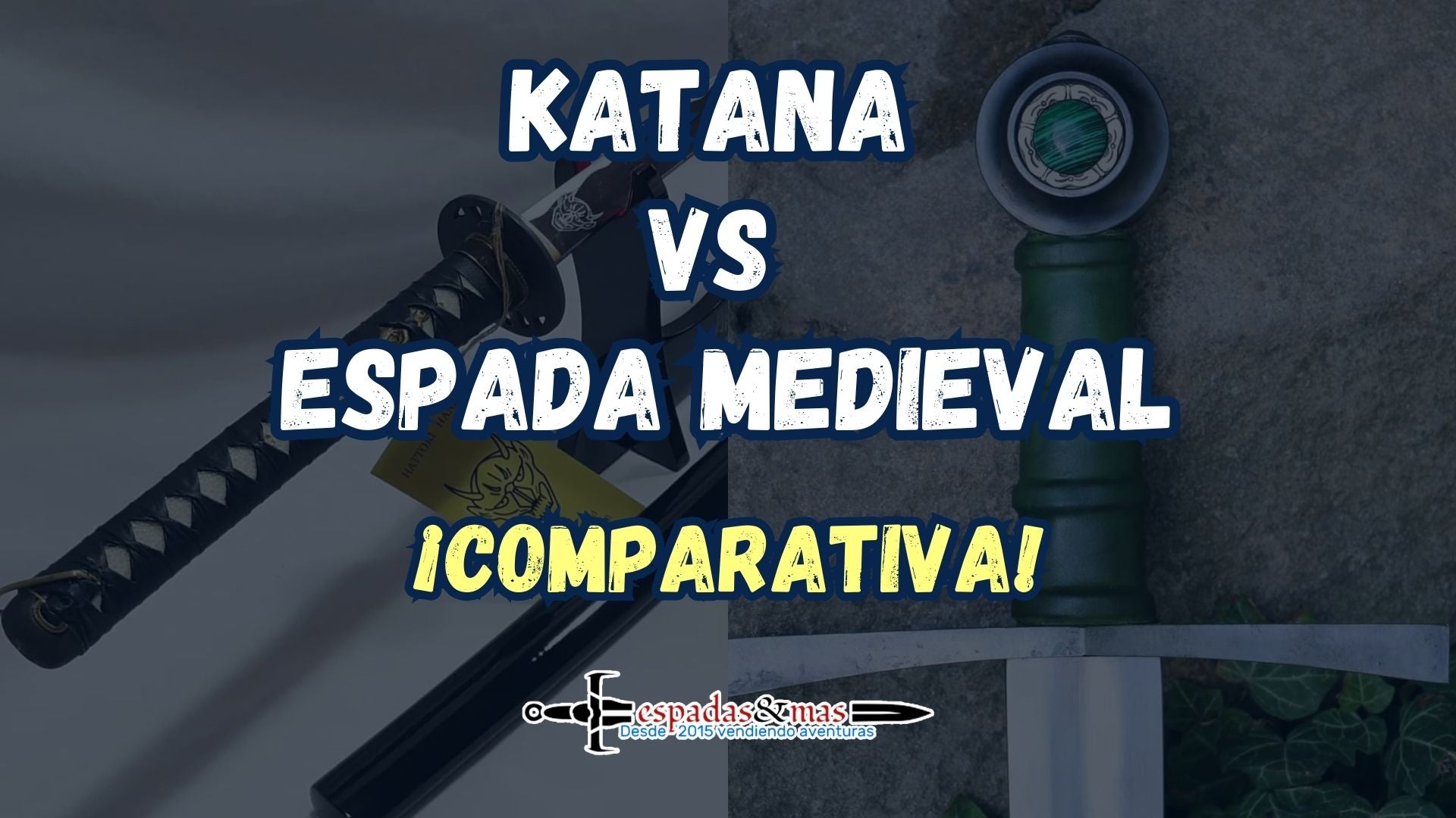 Ver Katana vs Espada medieval. Espadas y más