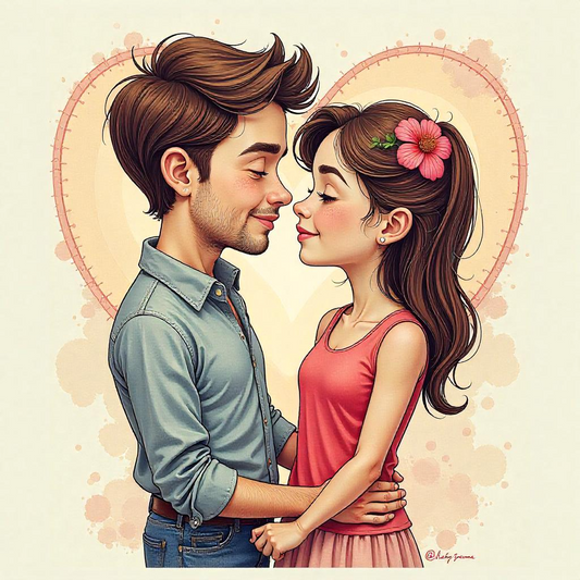 Pareja feliz. Espadas y más