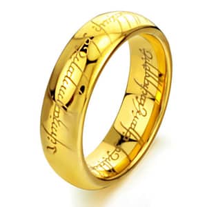 Imagen de un anillo que representa a la colección joyería del señor de los anillos