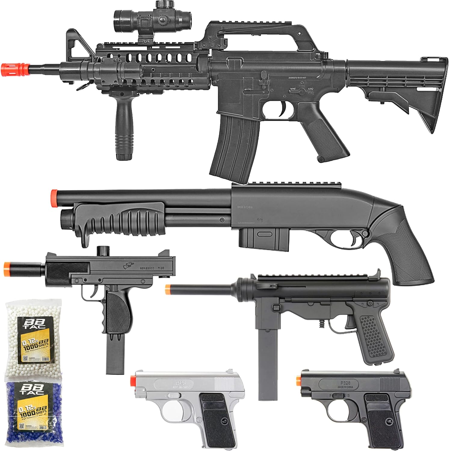 Tienda de Airsoft con el mayor catálogo de fusiles PCP, armas y pistolas de gas para jugar Airsoft.