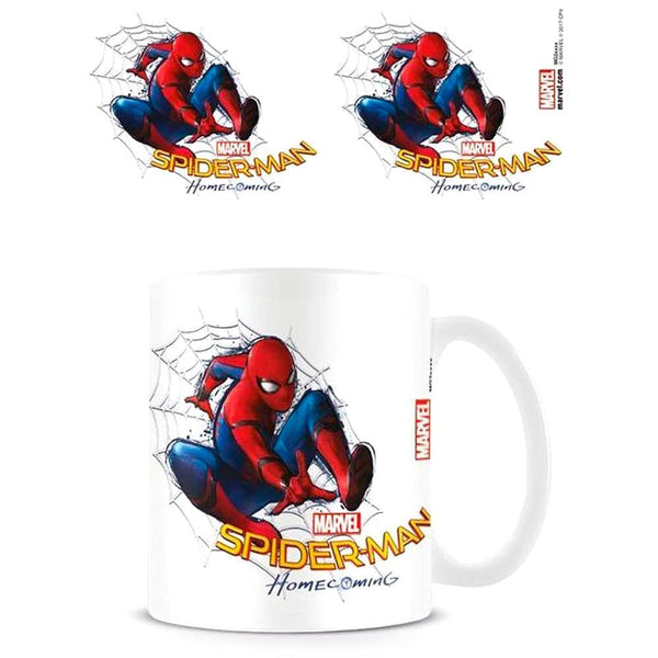 taza decorativa spiderman