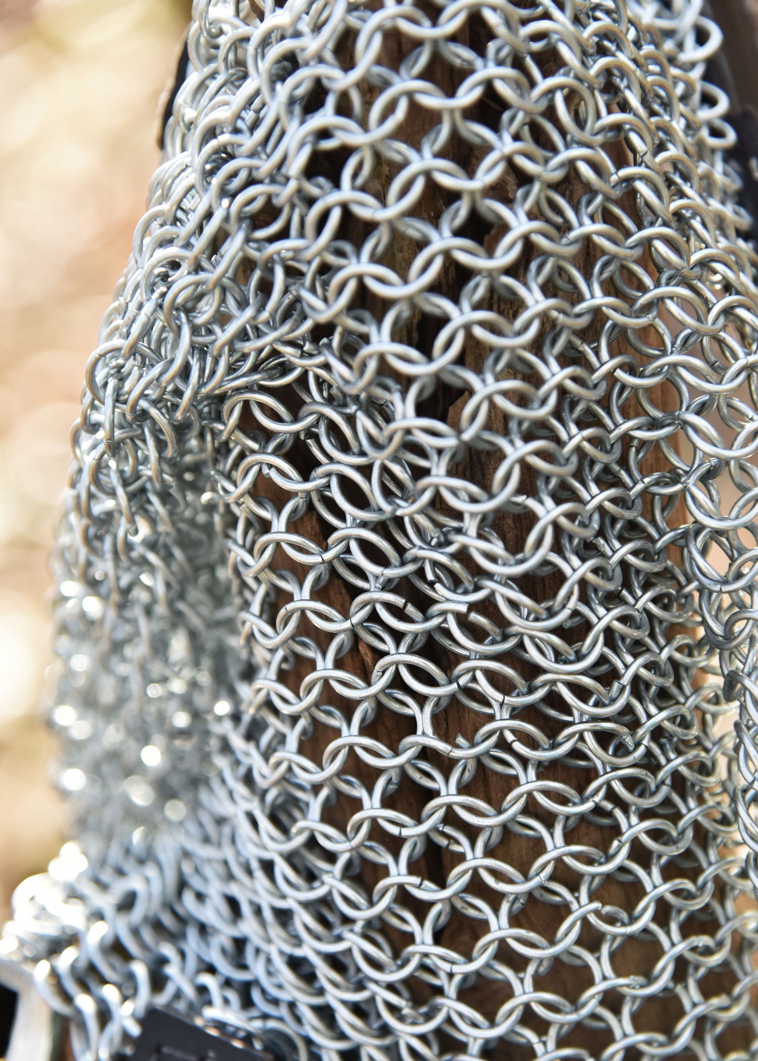 0501037110 Pair of chainmail leggings or leg protectors