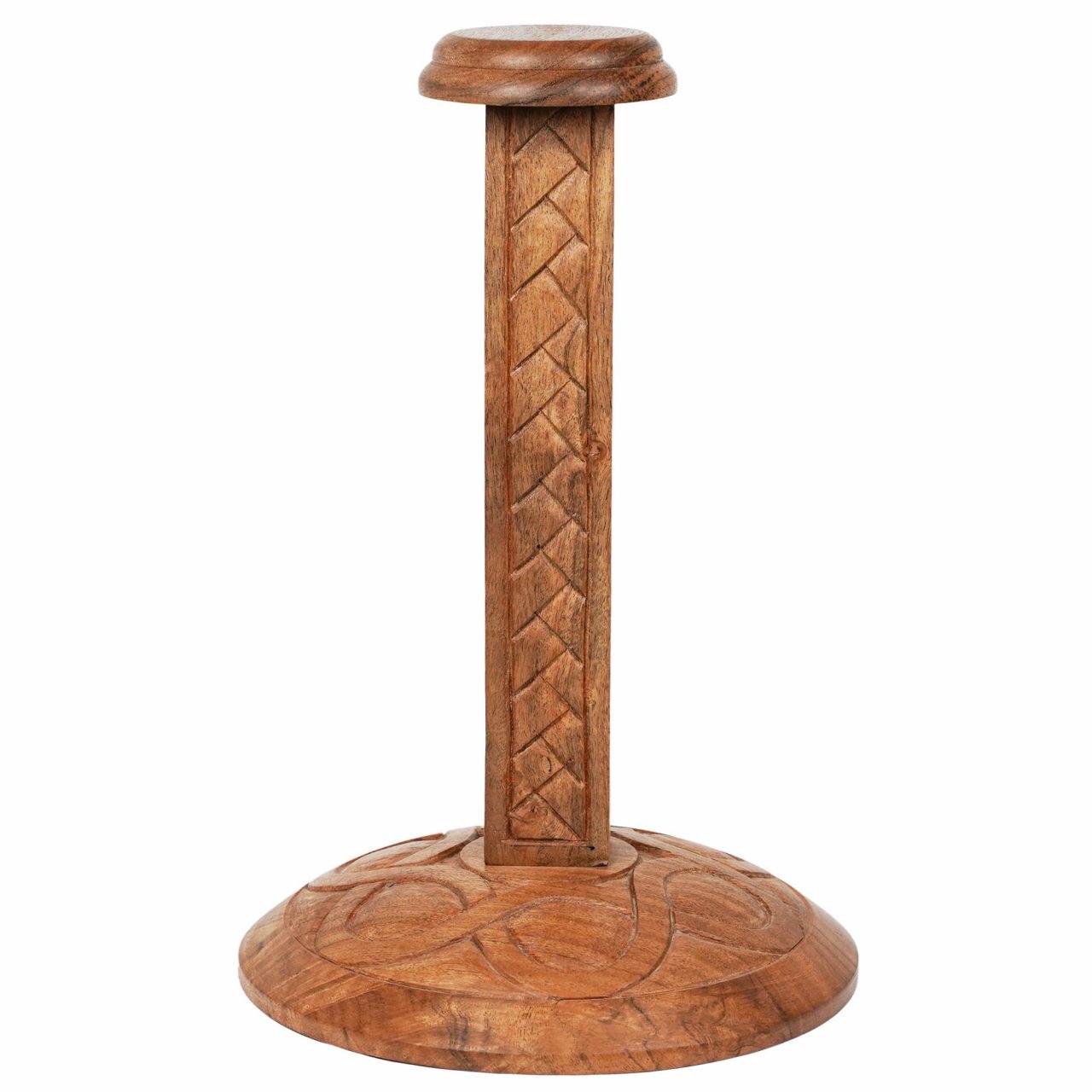 Soporte de Casco de Madera Mythrojan : Altura : 15". - Imagen 7