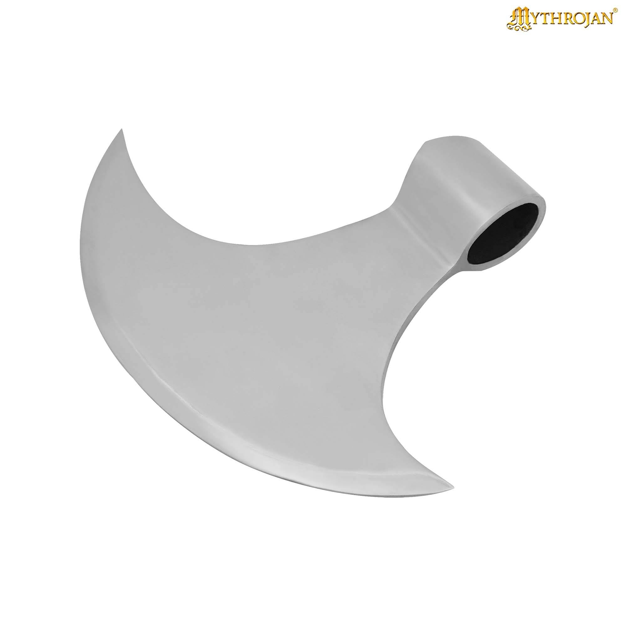 Mythrojan Medieval Vikingo Hacha Batalla Listo Axehead Reenactment Renacimiento Disfraz - Imagen 1