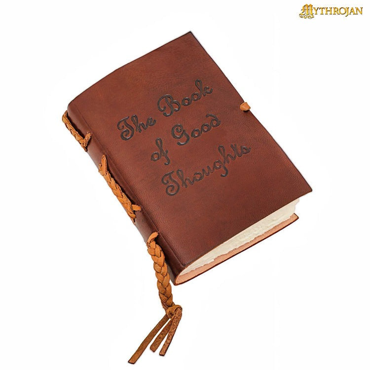 Diario Medieval de Cuero el Libro de los Buenos Pensamientos | Diario Vintage Hecho a Mano para Escribir, Dibujar y Escribir Un Diario - Imagen 10
