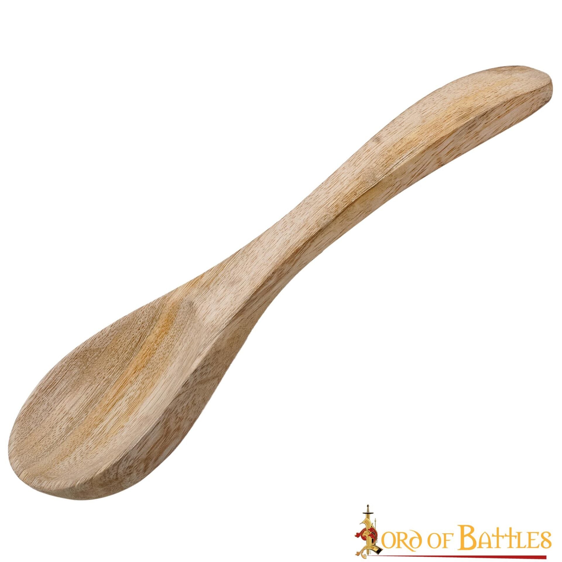Cuchara Medieval Funcional de Madera Hecha a Mano con Madera Auténtica - Imagen 1