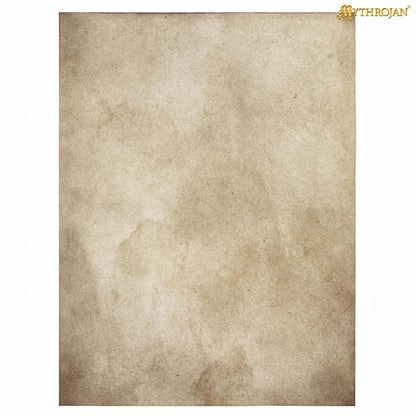 Hoja de Pergamino Medieval para Escribir de 8x11 Pulgadas - Aspecto Envejecido Natural | 1 Unidad - Imagen 7