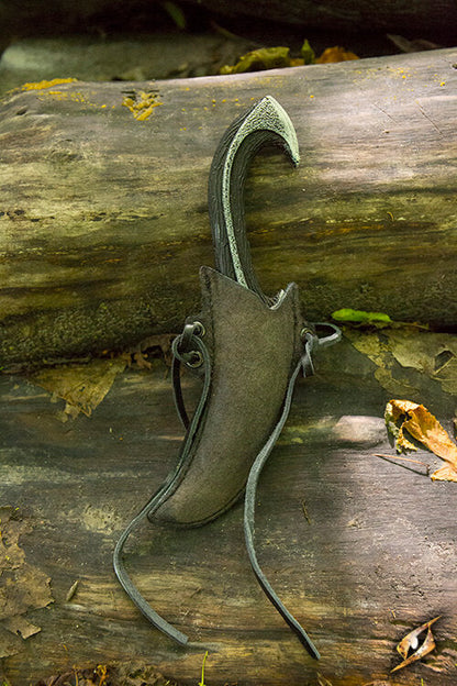 Imagen única de: Cuchillo Arrojadizo Y Soporte De Los Elfos Oscuros