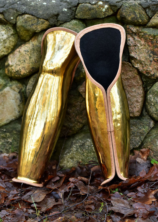 Par de torresmos hoplitas de bronze grego 