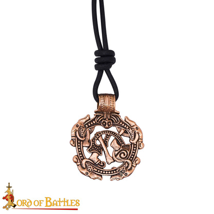 Colgante Serpiente Vikinga de Bronce - Imagen 8