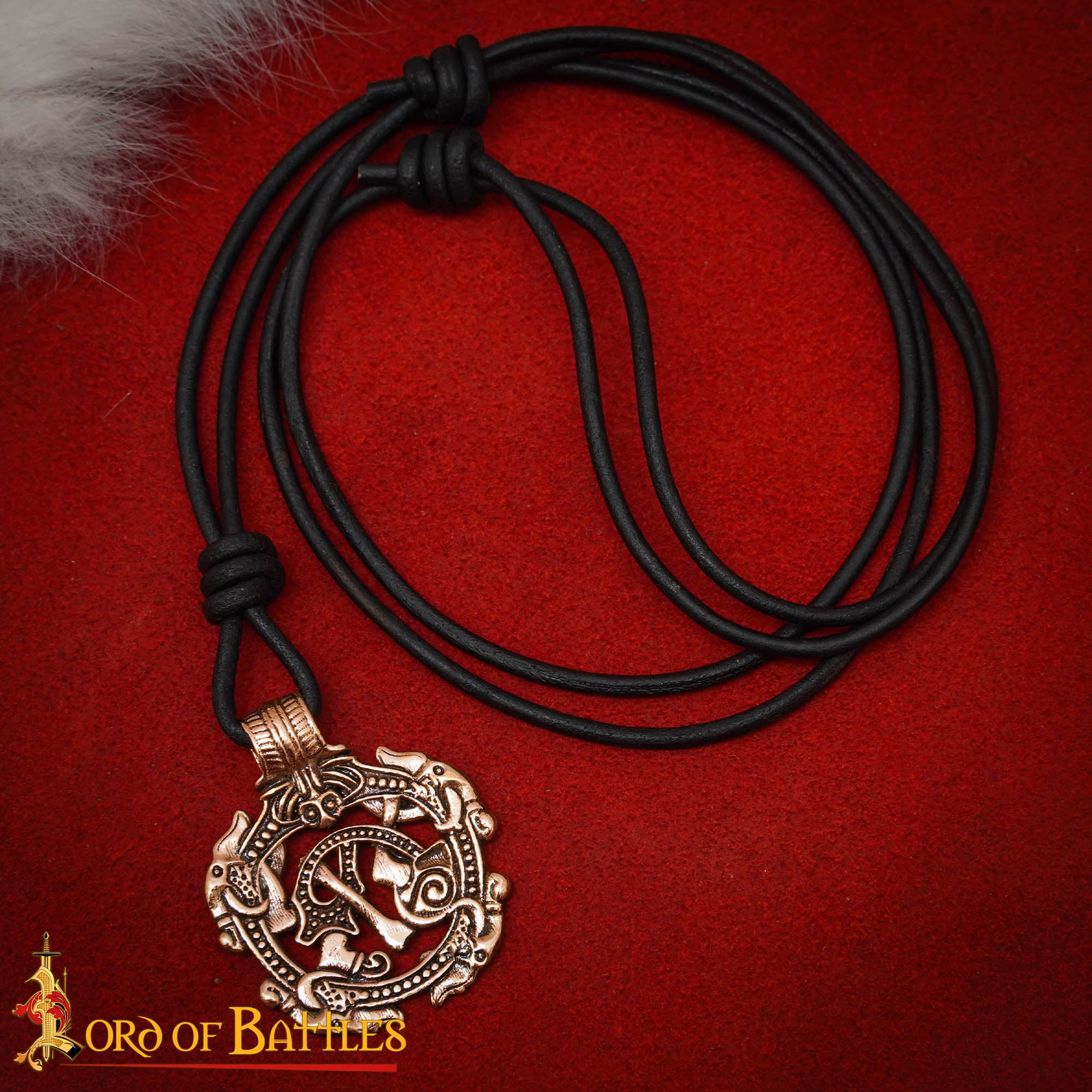 Colgante Serpiente Vikinga de Bronce - Imagen 5