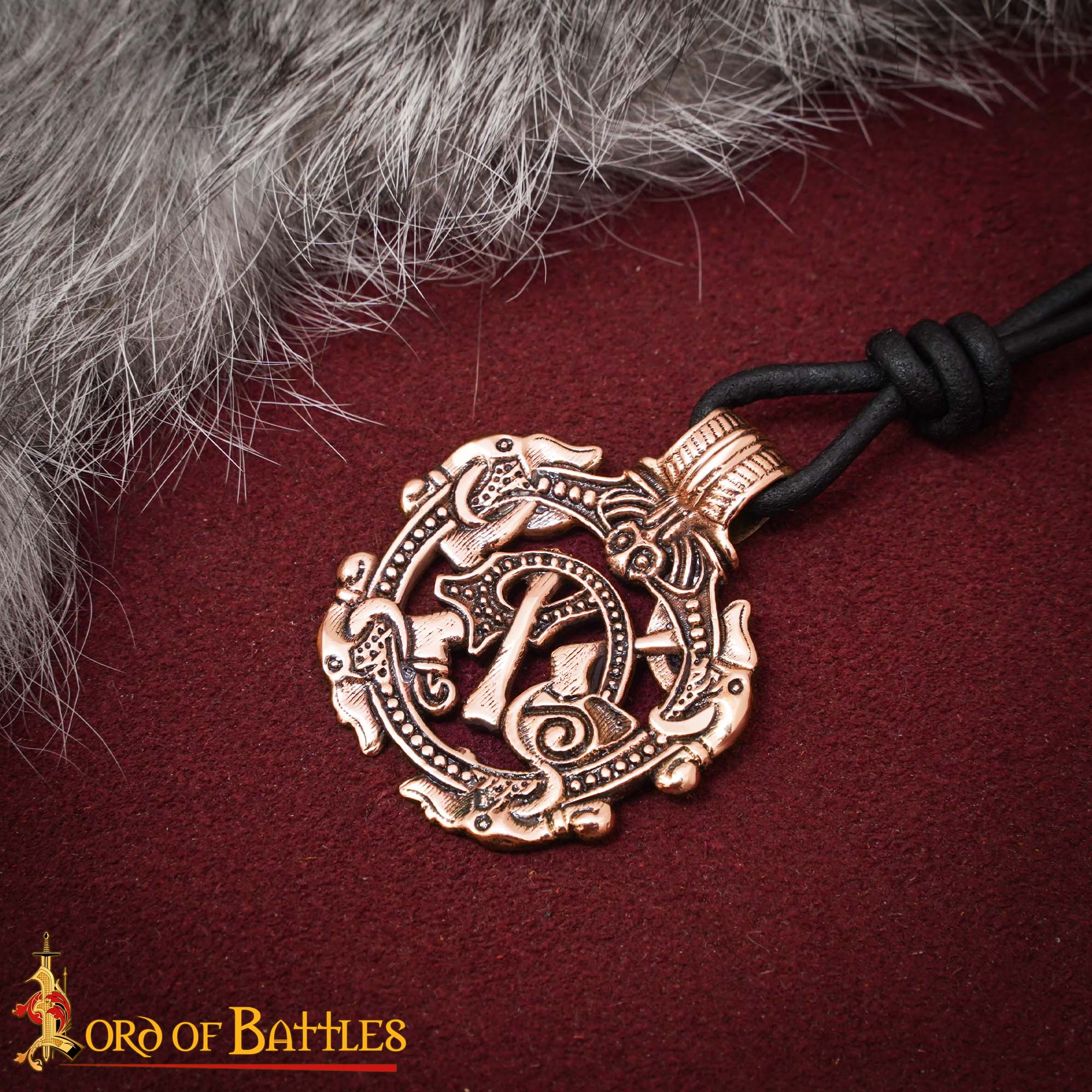 Colgante Serpiente Vikinga de Bronce - Imagen 6