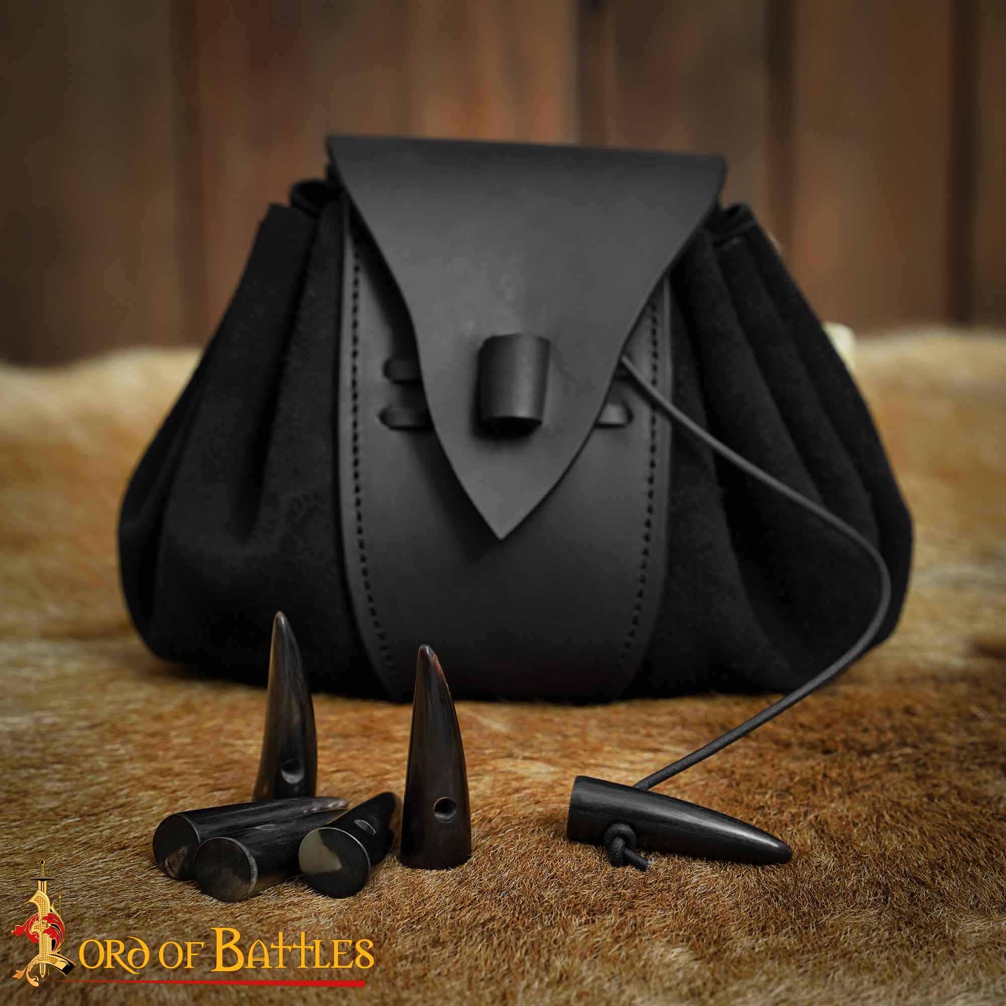 Juego de 5 Botones de Palanca de Cuerno Pulido Estilo Vikingo - Acabado a Mano con Cuerno de Buey Natural - Imagen 5