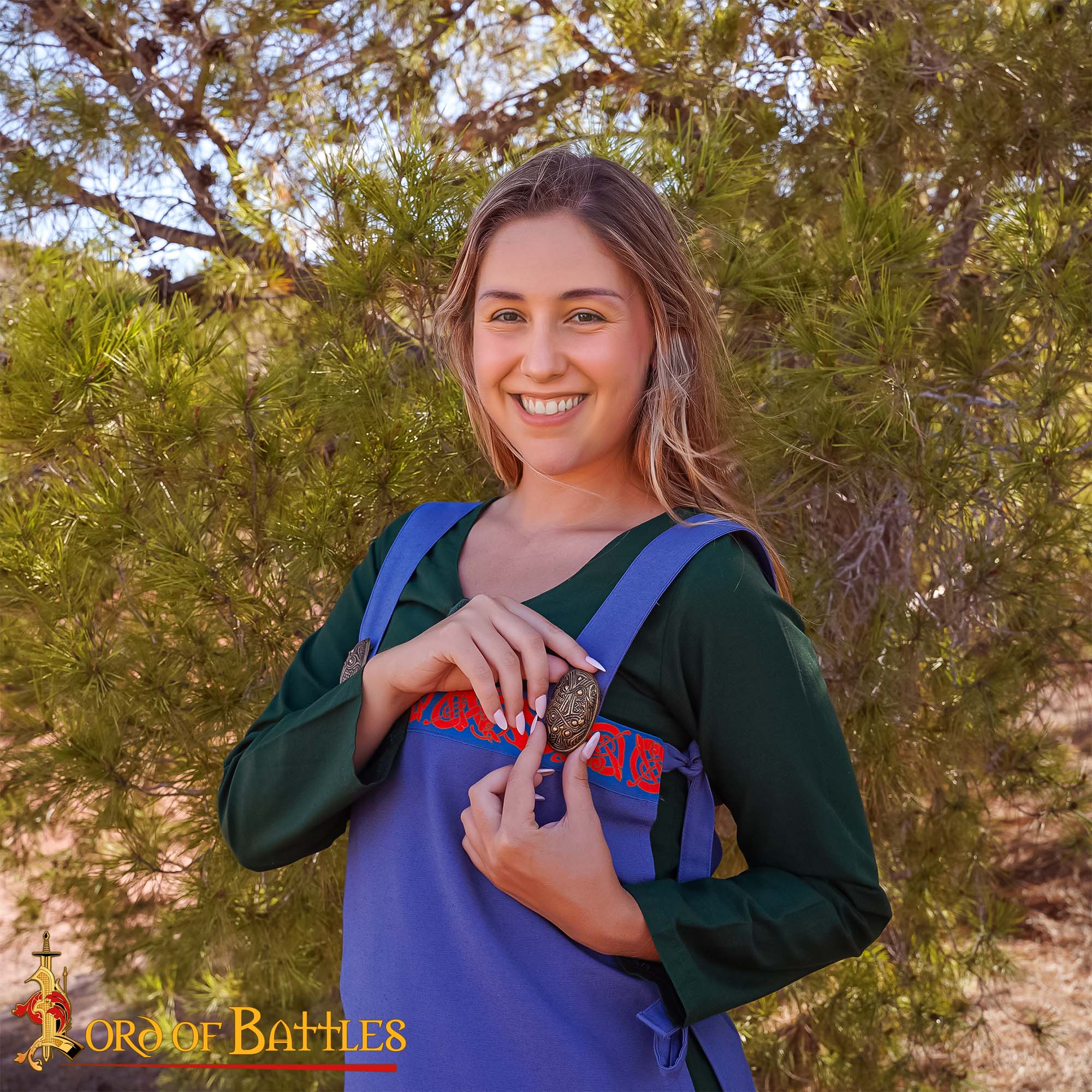 Broche de Tortuga de Bronce Vikingo de los Siglos Ix-x - Alfiler de Escudo Oval Fundido a la Cera Perdida - Imagen 2