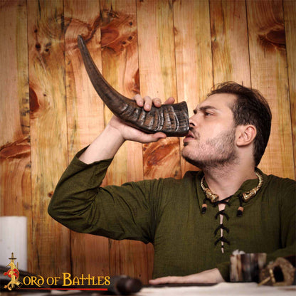 Jarra de Cuerno de Buey Medieval con Acabado a Mano (400 Ml) - Imagen 2