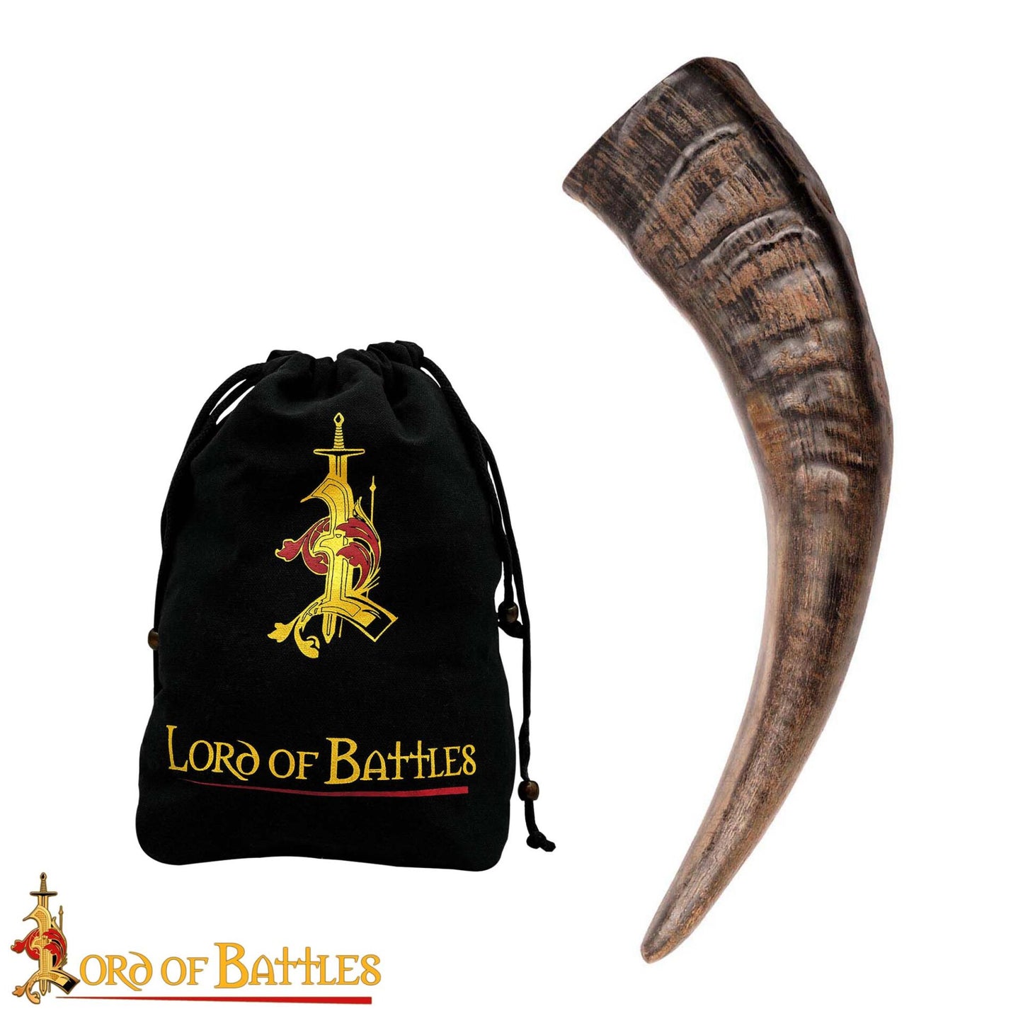 Jarra de Cuerno de Buey Medieval con Acabado a Mano (400 Ml) - Imagen 4