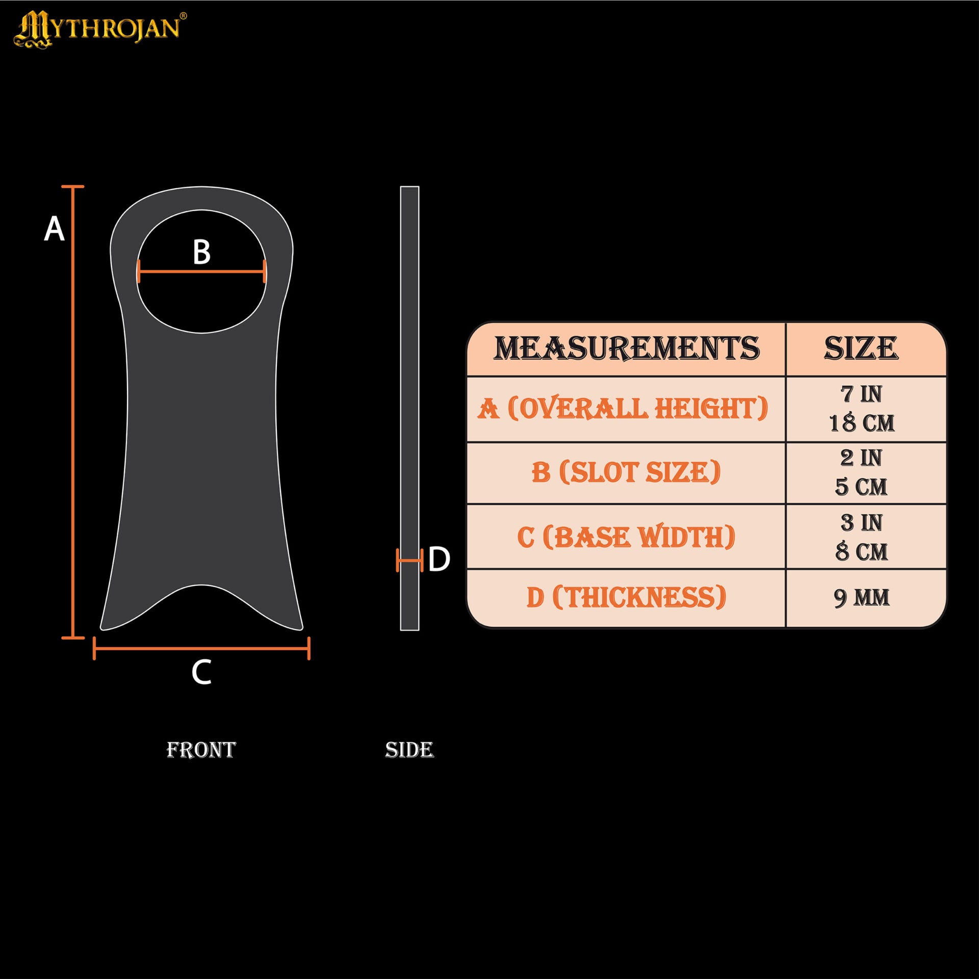 Mythrojan Estante de Cuerno para Beber de Madera Maciza | Acabado Natural Soporte Vikingo para Aguamiel | Soporte Medieval para Cuerno - Imagen 3