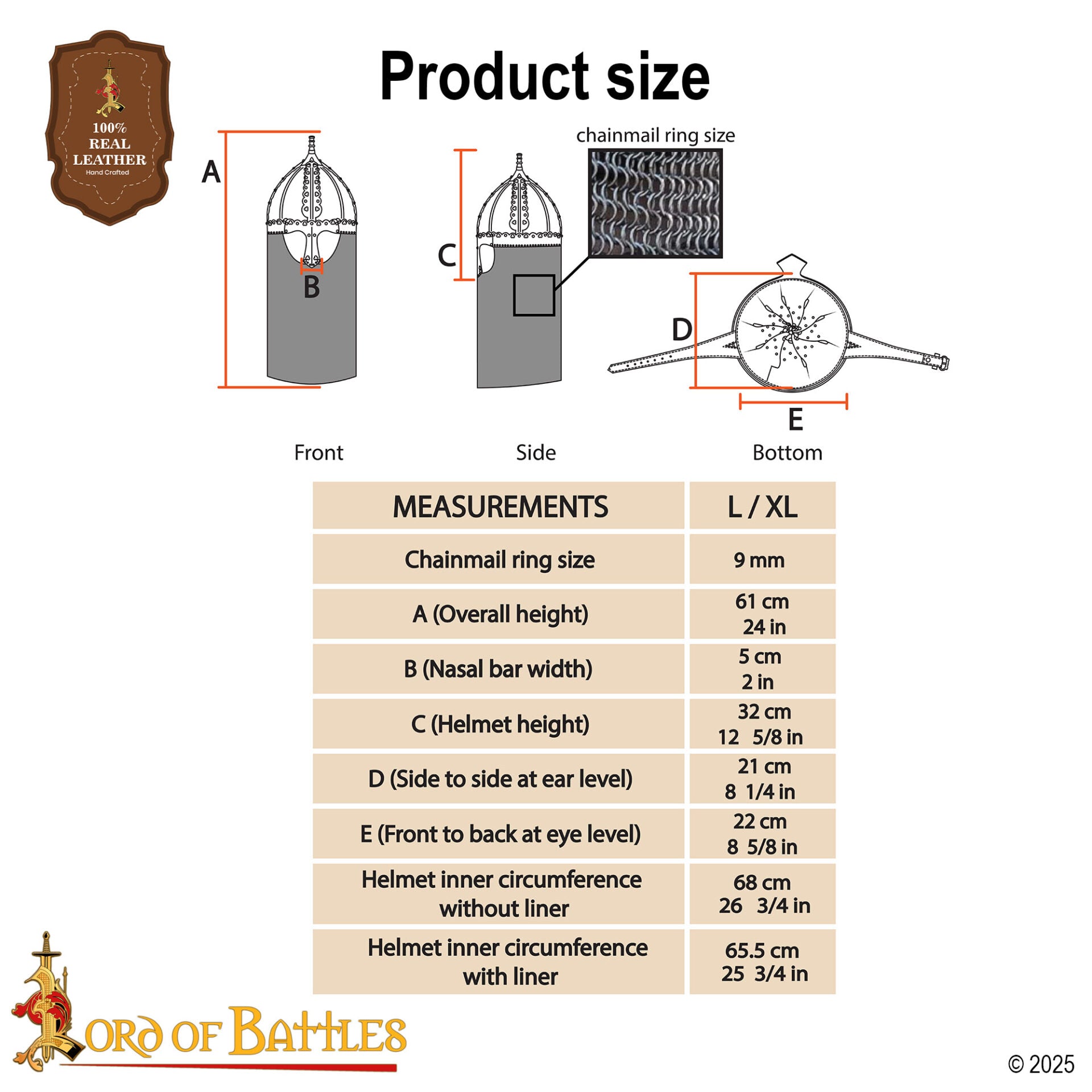 Casco Vikingo-ruso Tipo Ii de Gnezdovo con Coraza de Cota de Malla (siglo X) - Imagen 3