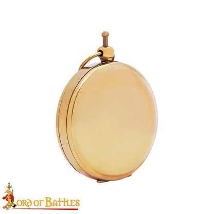 Brújula de Bolsillo de Latón para Aventureros - Instrumento de Navegación de Época - Imagen 11