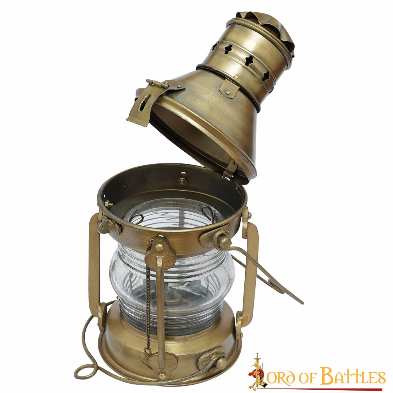 Linterna de Aceite Rústica Vintage Retro Pure Brass - Imagen 1