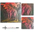 Cuadro grabado Lobo de las montañas 2