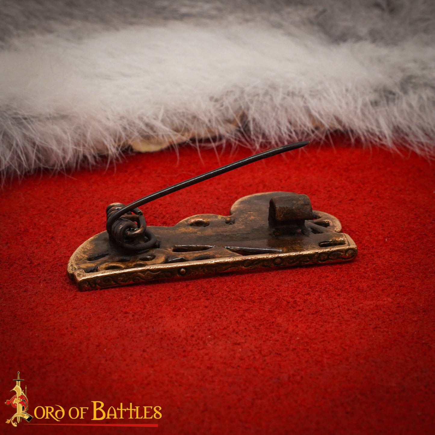Broche Vikingo con Forma de Caballo de Bronce Fundido a la Cera Perdida de los Siglos Ix-x - Imagen 7