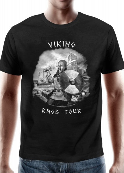 1203060010 Mittelalterliches Jungen-T-Shirt, Viking Rage Tour