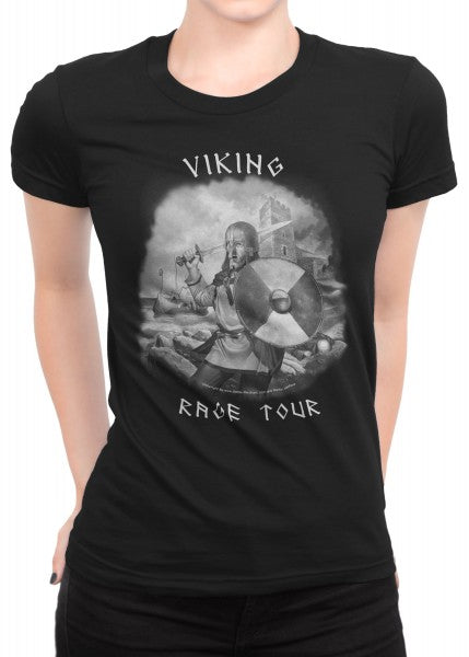 1203060060 Mittelalterliches Viking Rage Tour T-Shirt