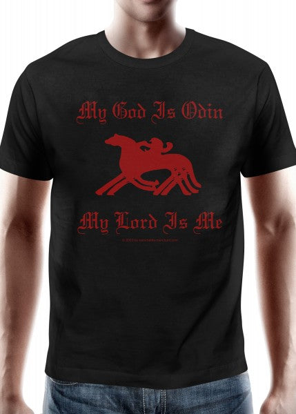 1245044610 Camiseta medieval chico "" Mi Dios es Odin ""