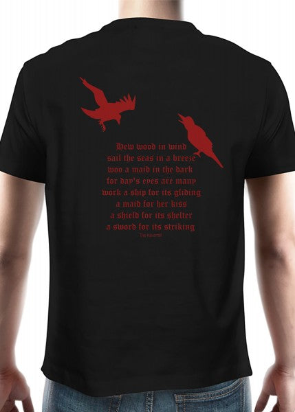 1245044610 Mittelalterliches Jungen-T-Shirt „Mein Gott ist Odin“