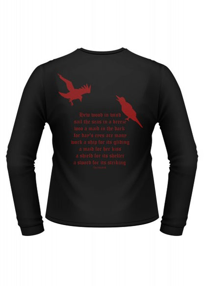 1245044640 Medieval long sleeve t-shirt: My God is Odin