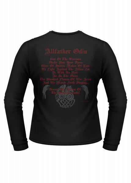 1245110240 Mittelalterliches Langarm-T-Shirt: Hüten Sie sich vor der Rückkehr von ... Odin