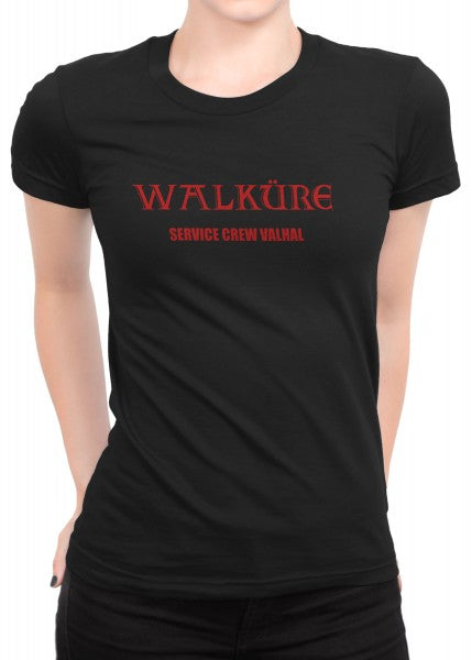 1245111120 Mittelalterliches T-Shirt – Walküre – Service Crew Valhal