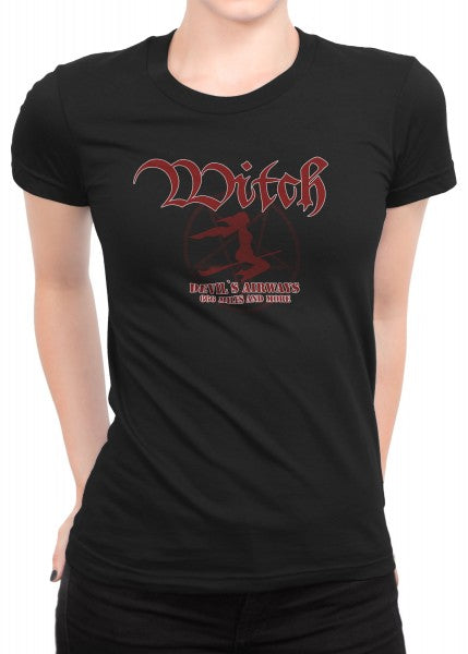 1245511600 Devil's Airways mittelalterliches T-Shirt