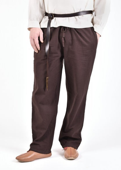 Imagen de Pantalones medievales simples Hagen (marrones) - 1280000630 parte de nuestra colección en Espadas y más, sitio oficial.