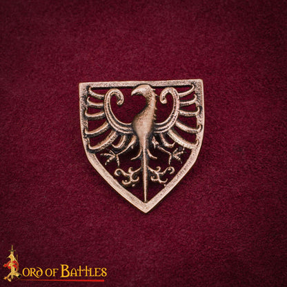 Juego de 3 Monturas de Águila Heráldica de Bronce del Siglo Xiii | Acentos Medievales Fundidos a la Cera Perdida - Imagen 9