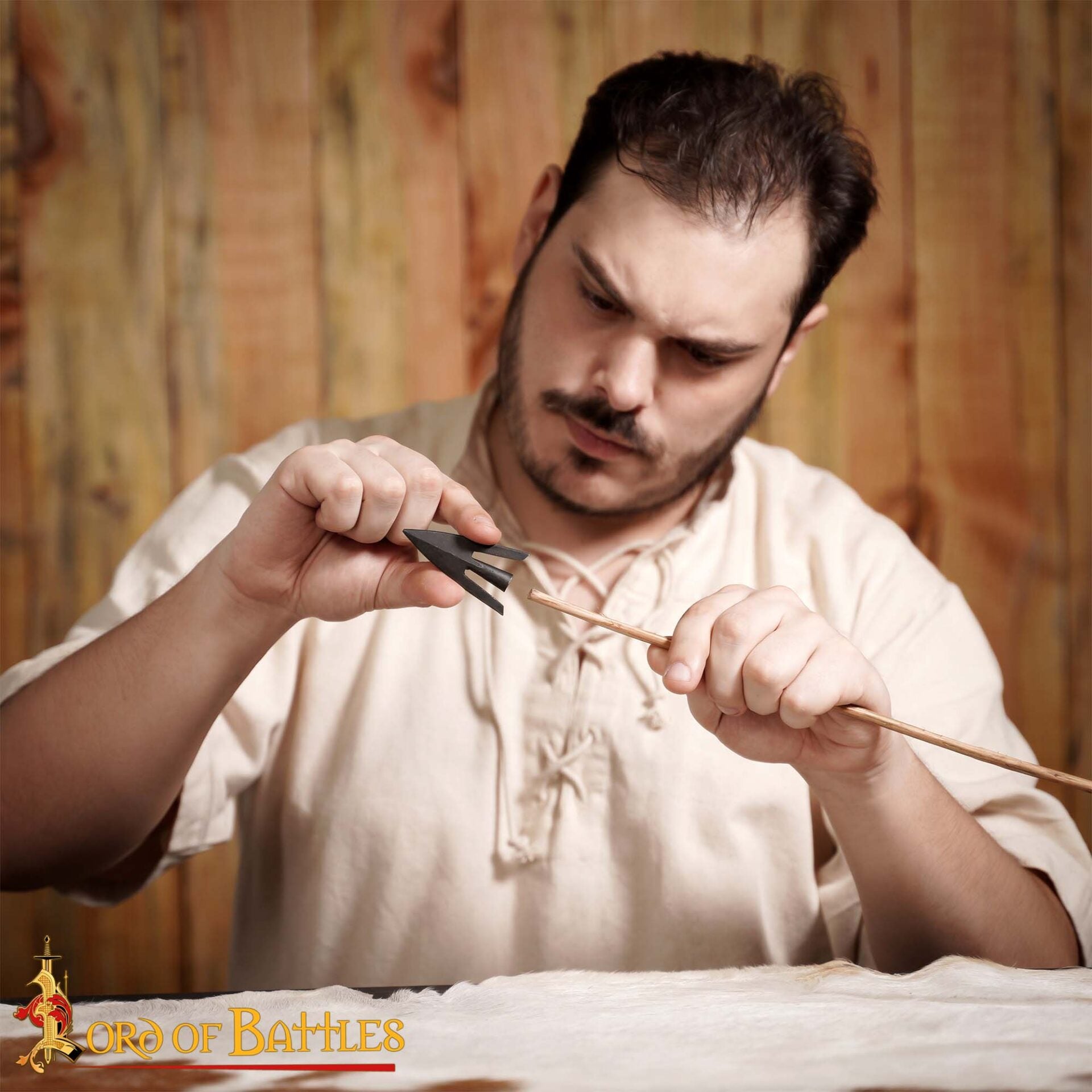 Punta de Flecha Medieval de Cola de Golondrina 3 Piezas - Imagen 5