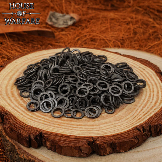 Juego de Anillas Sueltas para Correo - Anillas Planas Macizas, Diámetro Interior de 6 Mm, Acero Calibre 18 - Imagen 10