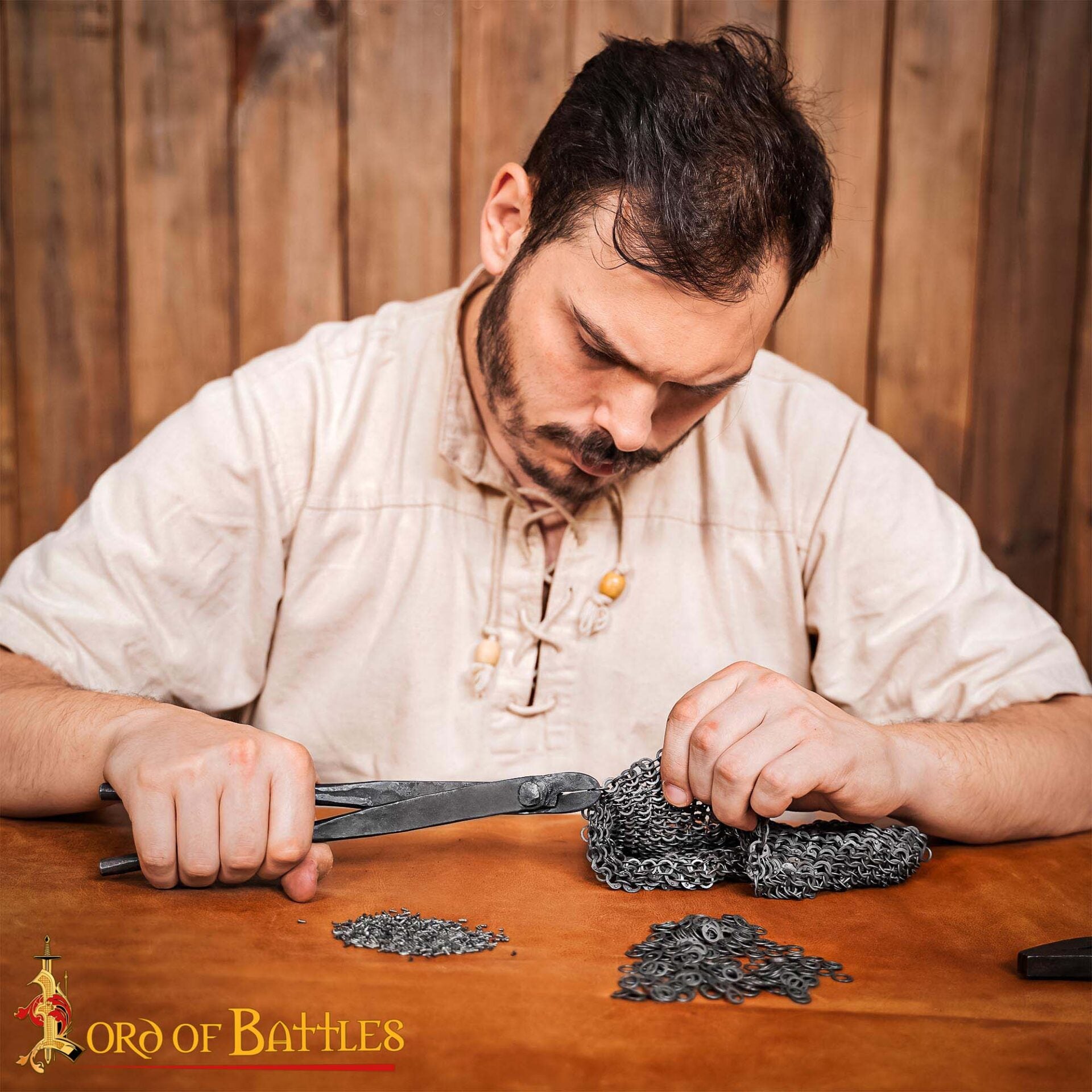 Remachadora Redonda - para Anillas de Cota de Malla de 9 Mm y 18 Mm - Acabado Natural - Imagen 2