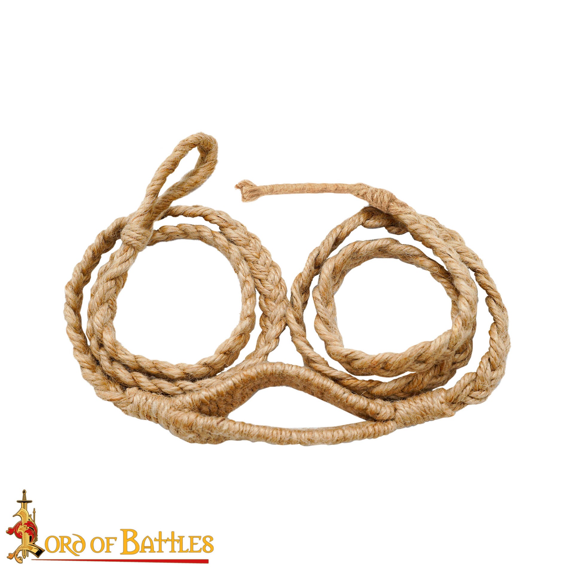 Eslinga Griega Romana Réplica de Cuerda de Yute Trenzada a Mano - Imagen 4