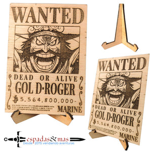 Cartel Wanted Gol D Roger